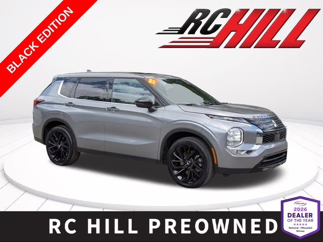 2022 Mercury Gray Metallic Mitsubishi Outlander Black Edition FWD SUV