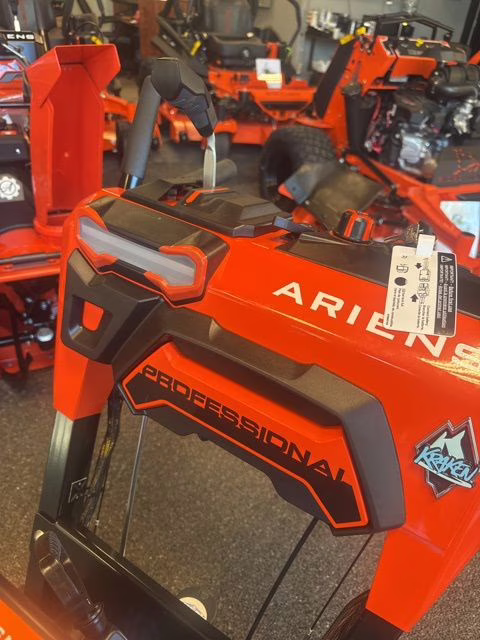2026 Orange Ariens Kraken Professional Snow Blower 32" RapidTrack 12V Key Start