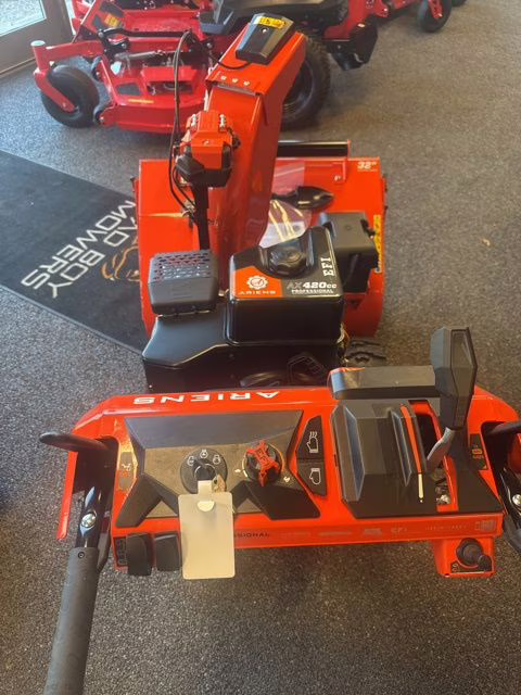 2026 Orange Ariens Kraken Professional Snow Blower 32" RapidTrack 12V Key Start