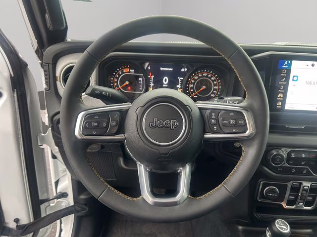 2024 Bright White Clearcoat Jeep Wrangler Sahara 4X4 SUV