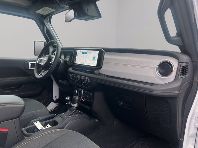 2024 Bright White Clearcoat Jeep Wrangler Sahara 4X4 SUV