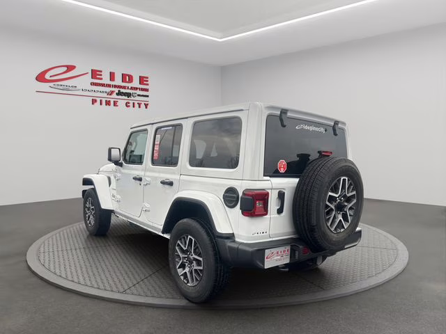2024 Bright White Clearcoat Jeep Wrangler Sahara 4X4 SUV