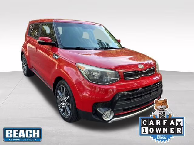 2018 Inferno Red Kia Soul Exclaim FWD Hatchback