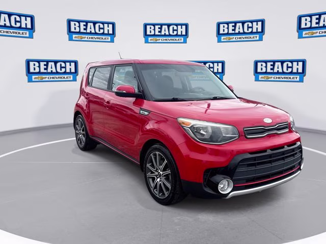 2018 Inferno Red Kia Soul Exclaim FWD Hatchback