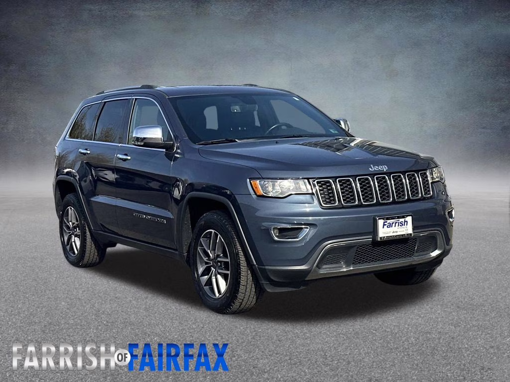 2020 Pacific Blue Clearcoat Jeep Grand Cherokee Limited 4X4 SUV