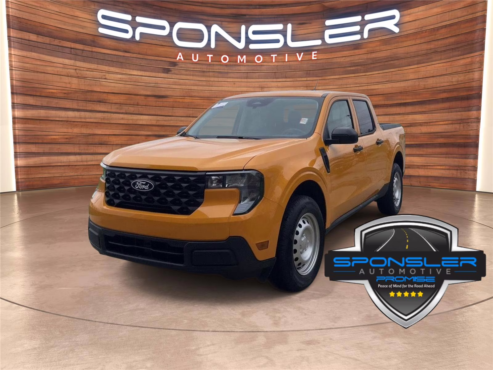 2026 Orange Fury Metallic Tri-Coat Ford Maverick XL AWD Truck