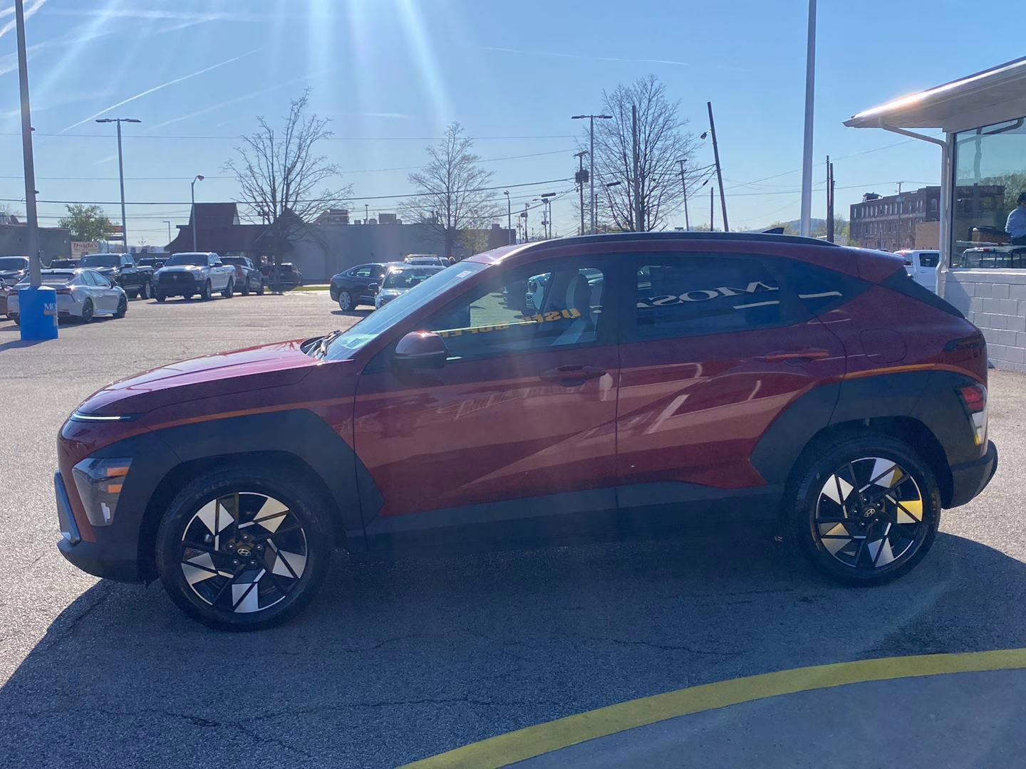 2025 Ultimate Red Metallic Hyundai Kona SEL FWD SUV