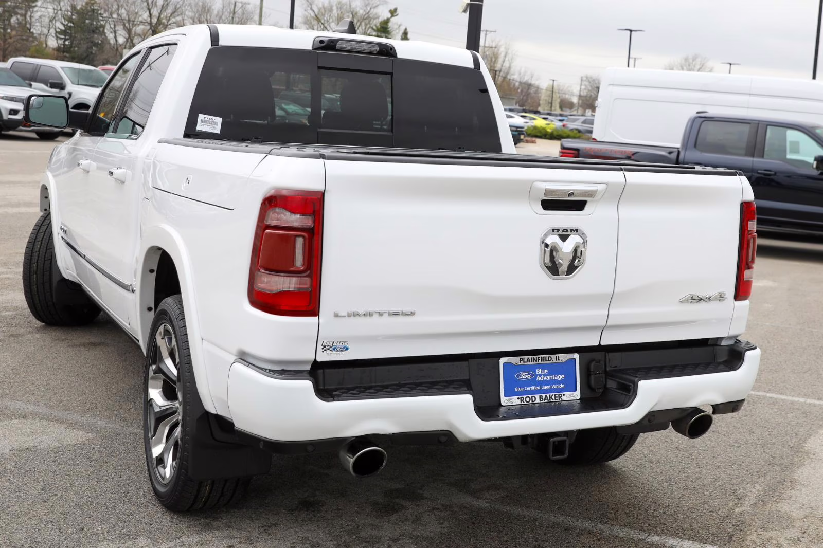 2021 Bright White Clearcoat Ram 1500 Limited 4X4 Truck