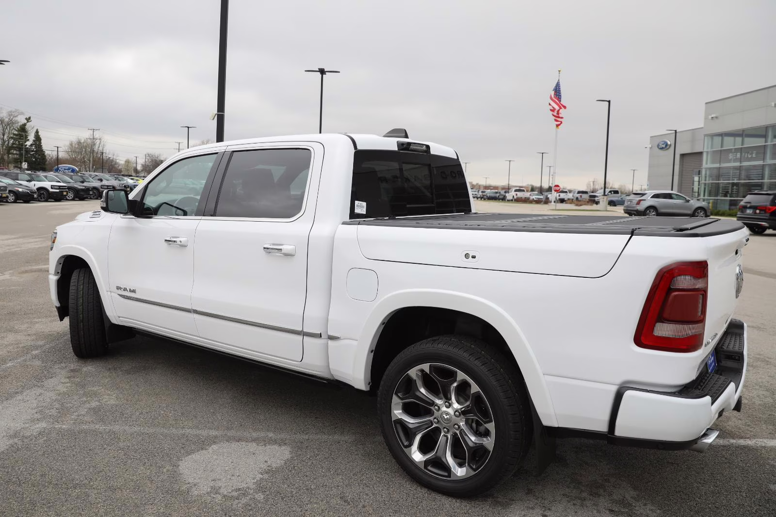 2021 Bright White Clearcoat Ram 1500 Limited 4X4 Truck
