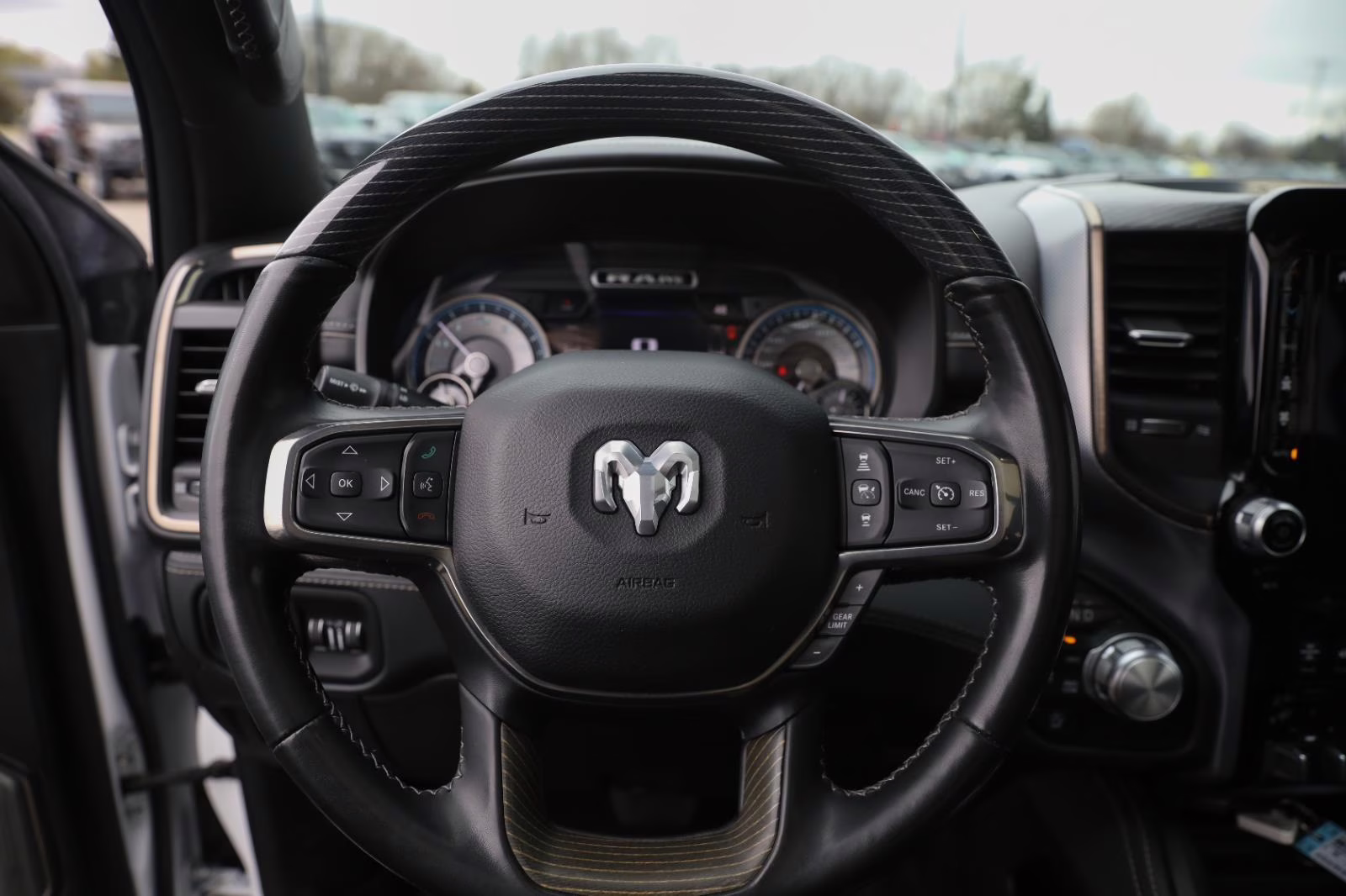 2021 Bright White Clearcoat Ram 1500 Limited 4X4 Truck