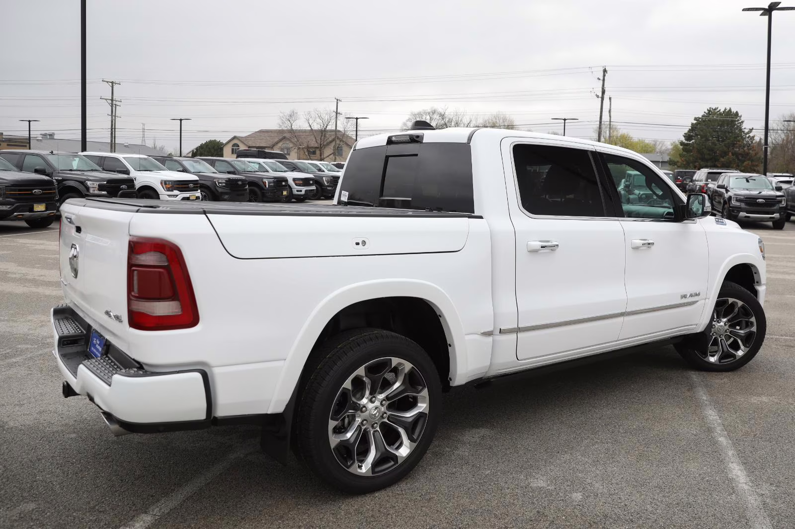 2021 Bright White Clearcoat Ram 1500 Limited 4X4 Truck