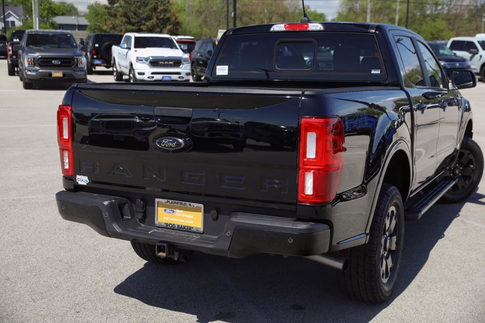 2022 Shadow Black Ford Ranger LARIAT 4X4 Truck