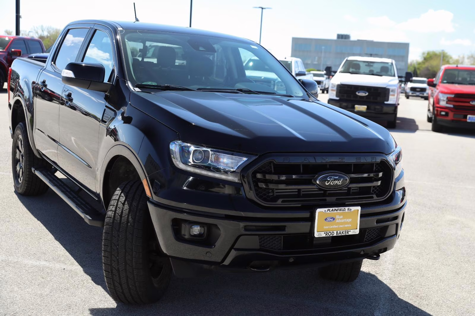 2022 Shadow Black Ford Ranger LARIAT 4X4 Truck
