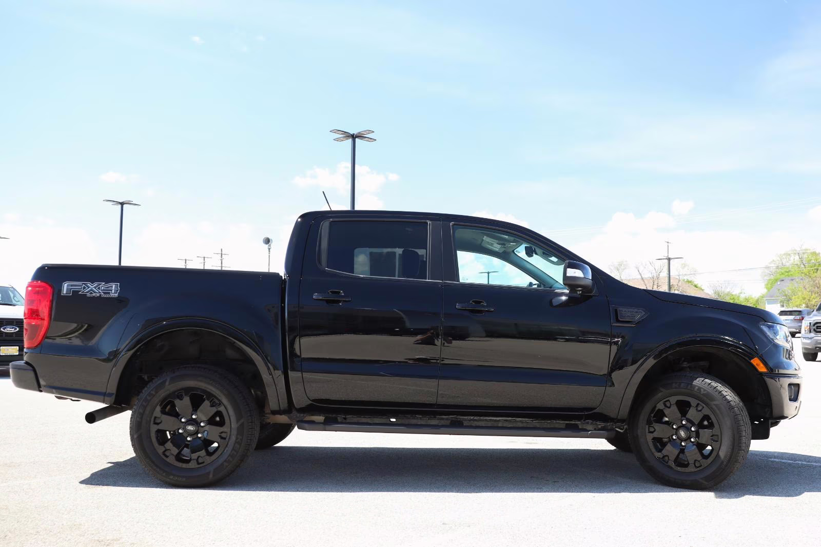 2022 Shadow Black Ford Ranger LARIAT 4X4 Truck
