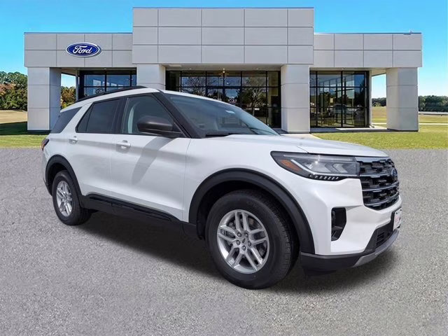 2026 White Ford Explorer Active RWD SUV