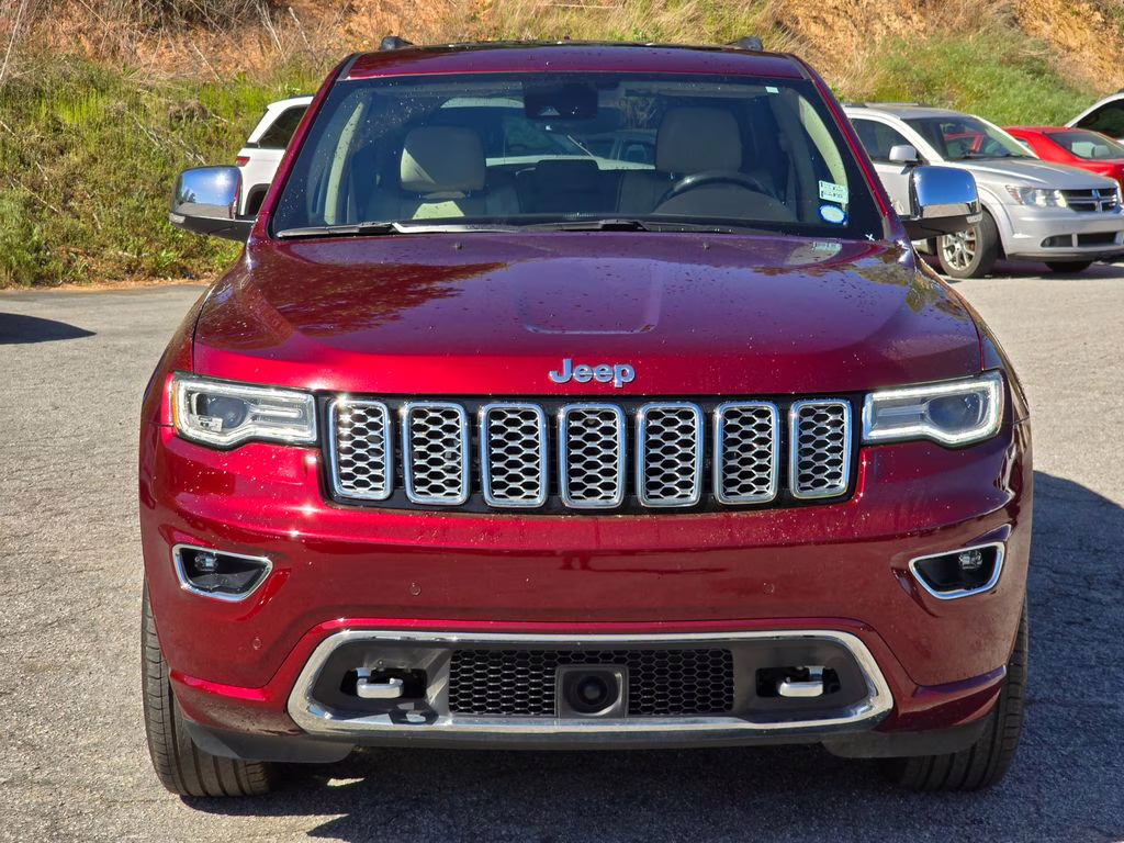 2018 Velvet Red Pearlcoat Jeep Grand Cherokee Overland RWD SUV