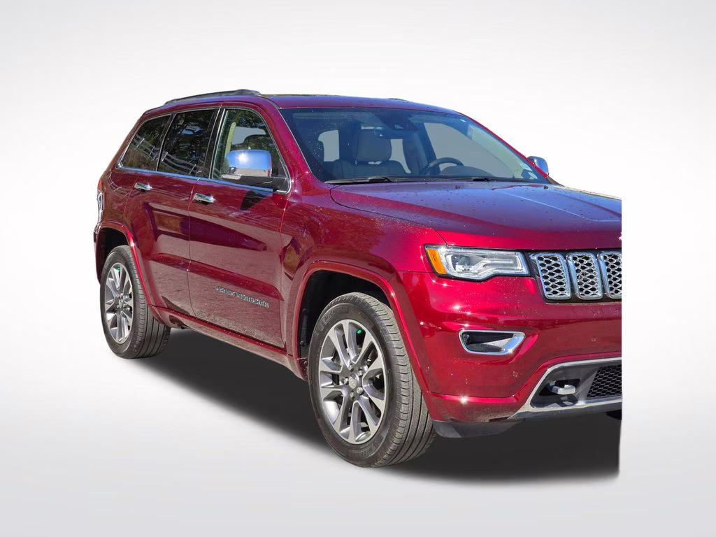 2018 Velvet Red Pearlcoat Jeep Grand Cherokee Overland RWD SUV