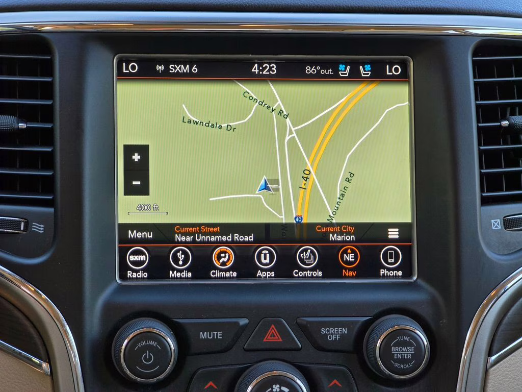 2018 Velvet Red Pearlcoat Jeep Grand Cherokee Overland RWD SUV