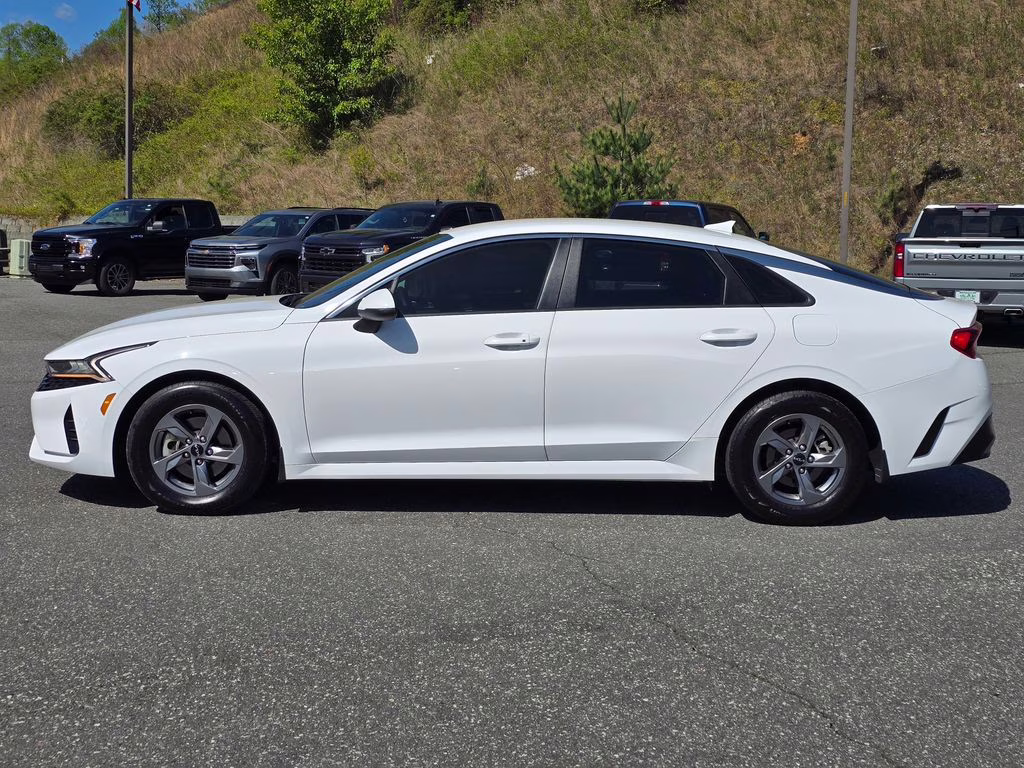 2023 Glacial White Pearl Kia K5 LXS FWD Sedan