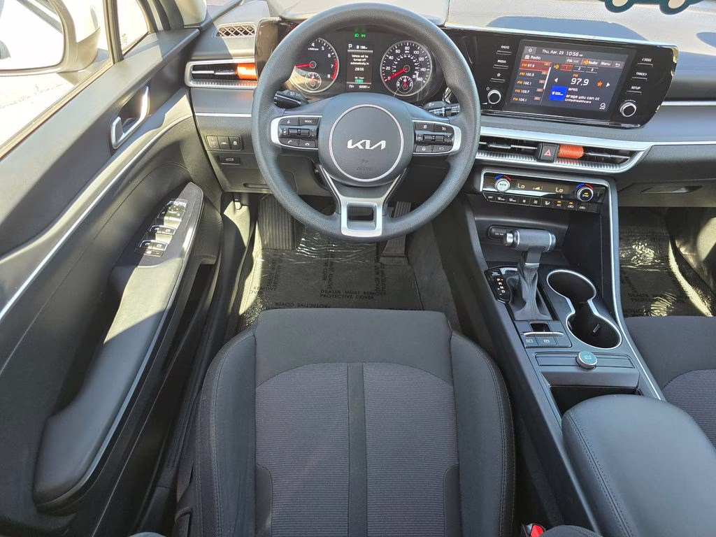 2023 Glacial White Pearl Kia K5 LXS FWD Sedan