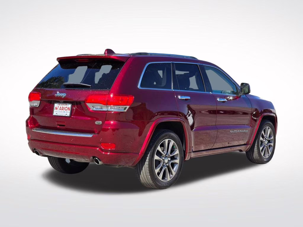2018 Velvet Red Pearlcoat Jeep Grand Cherokee Overland RWD SUV