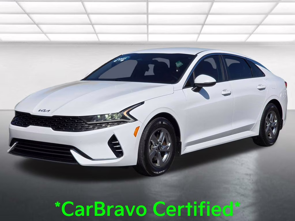 2023 Glacial White Pearl Kia K5 LXS FWD Sedan