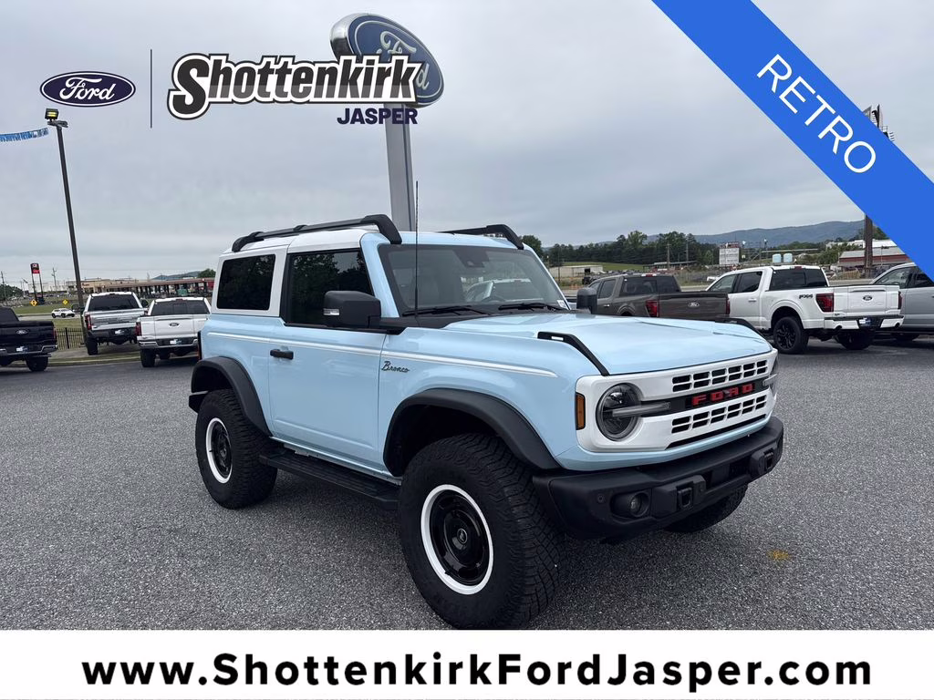 2024 Blue Ford Bronco Heritage Limited Edition 4X4 SUV