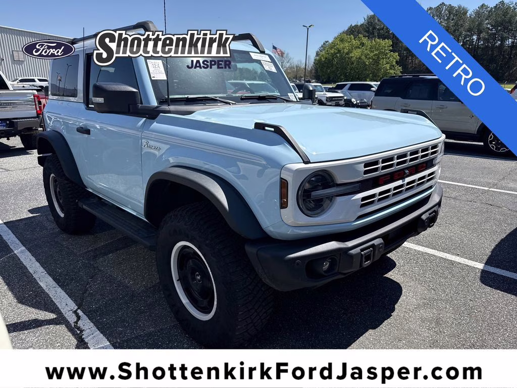 2024 Blue Ford Bronco Heritage Limited Edition 4X4 SUV