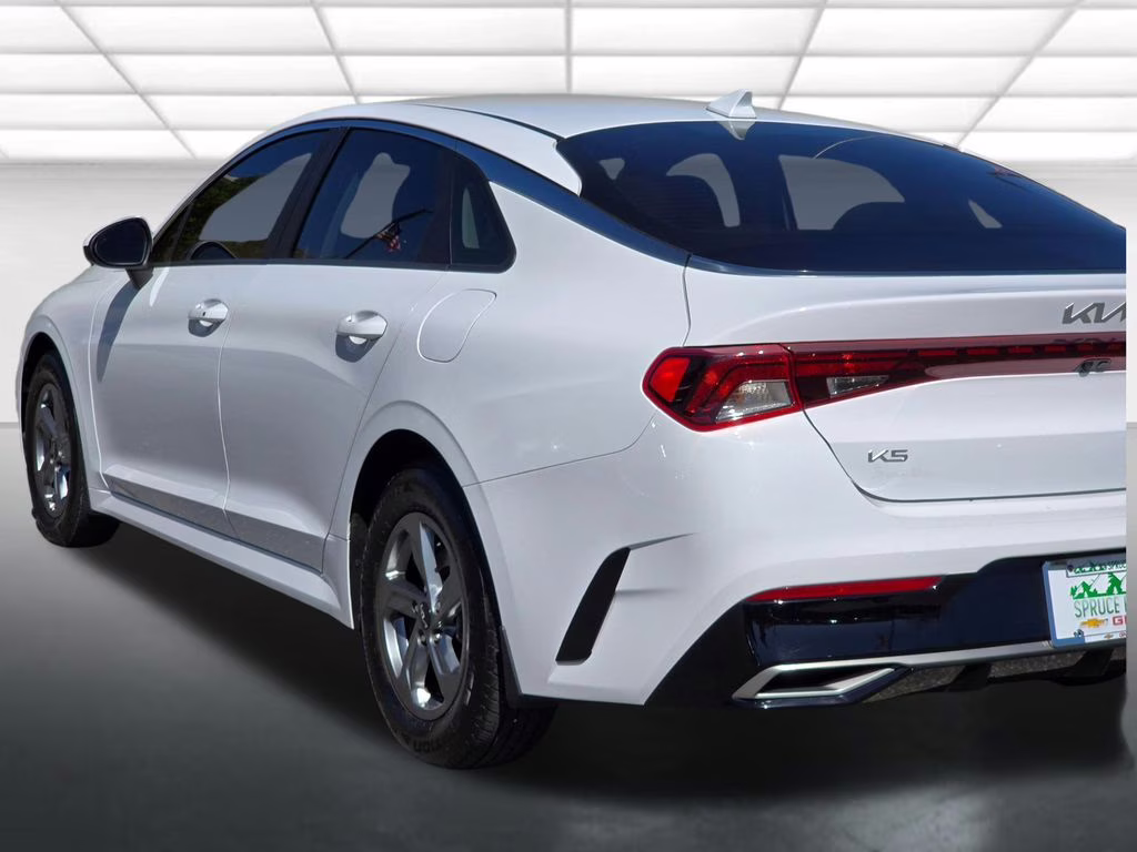 2023 Glacial White Pearl Kia K5 LXS FWD Sedan