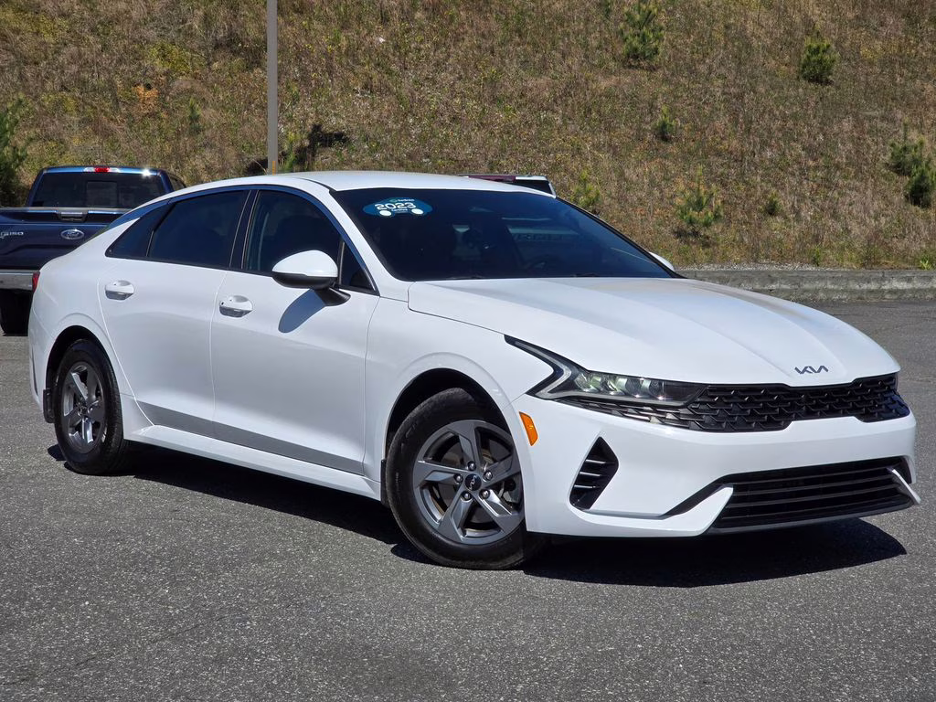 2023 Glacial White Pearl Kia K5 LXS FWD Sedan