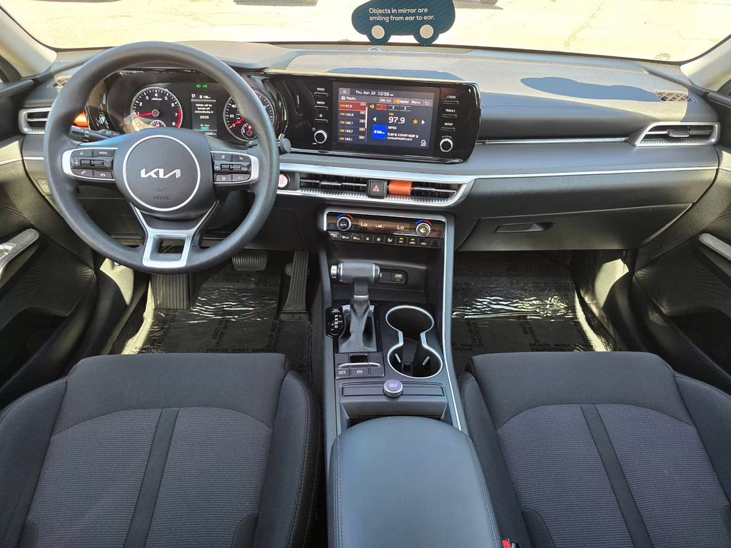 2023 Glacial White Pearl Kia K5 LXS FWD Sedan