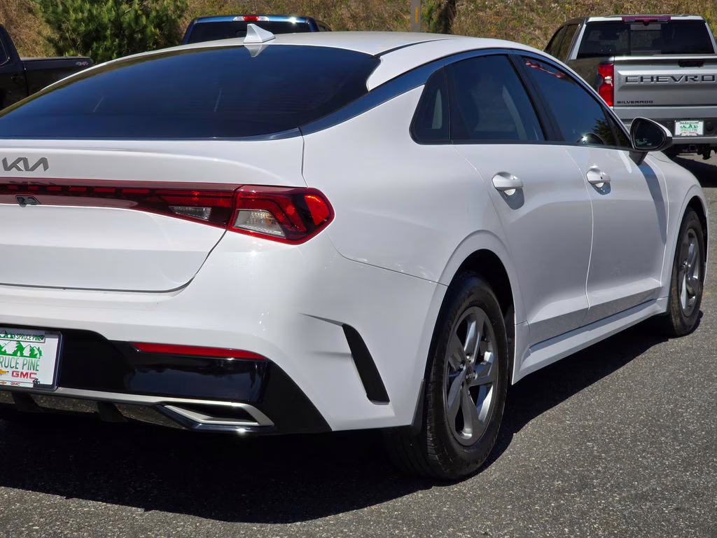 2023 Glacial White Pearl Kia K5 LXS FWD Sedan