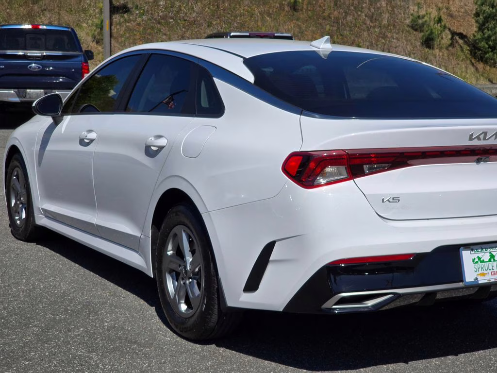 2023 Glacial White Pearl Kia K5 LXS FWD Sedan