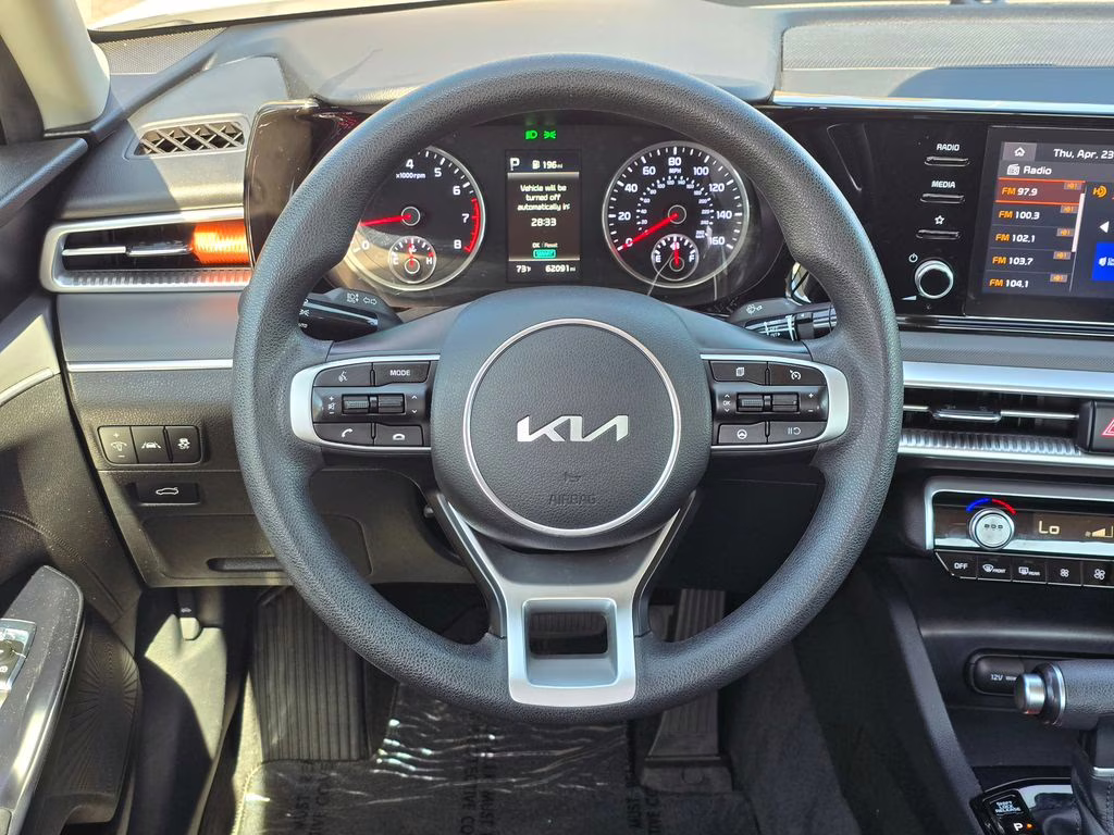 2023 Glacial White Pearl Kia K5 LXS FWD Sedan