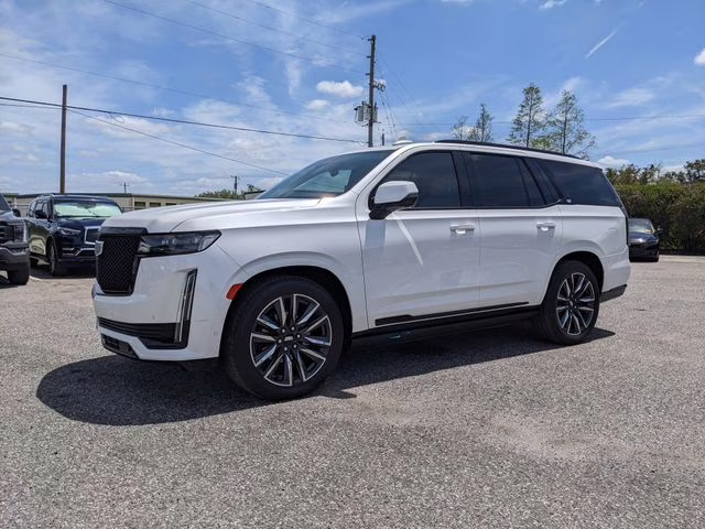 2024 Crystal White Tricoat Cadillac Escalade Sport Platinum 4X4 SUV