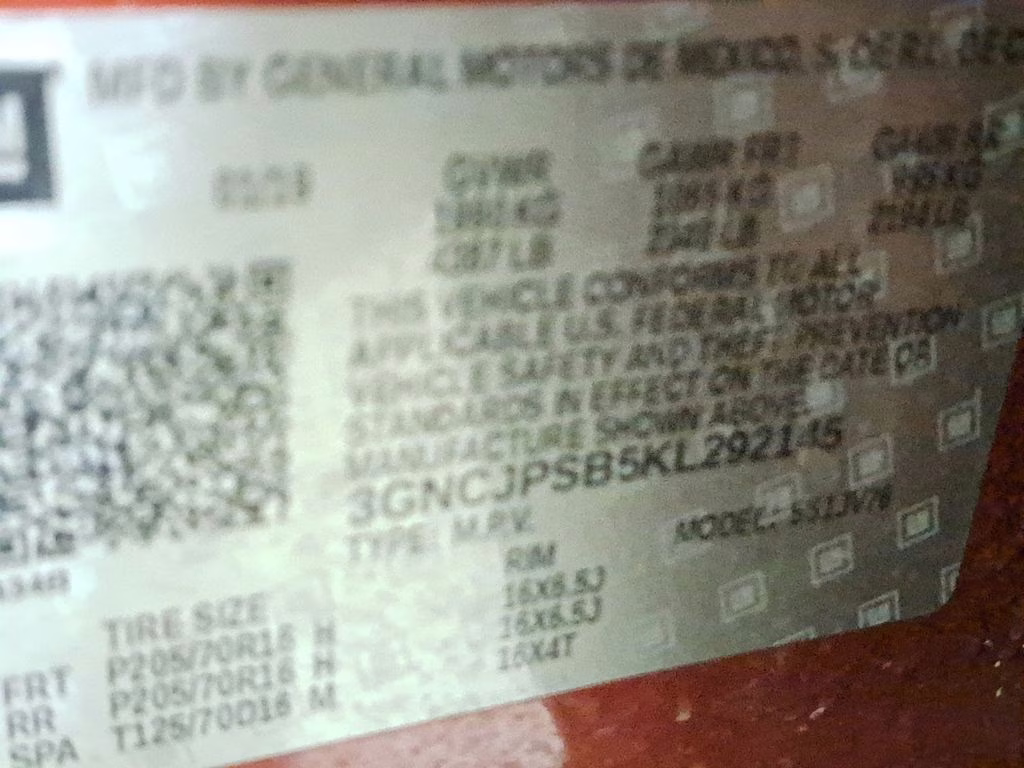 2019 Cajun Red Tintcoat Chevrolet Trax LT AWD SUV