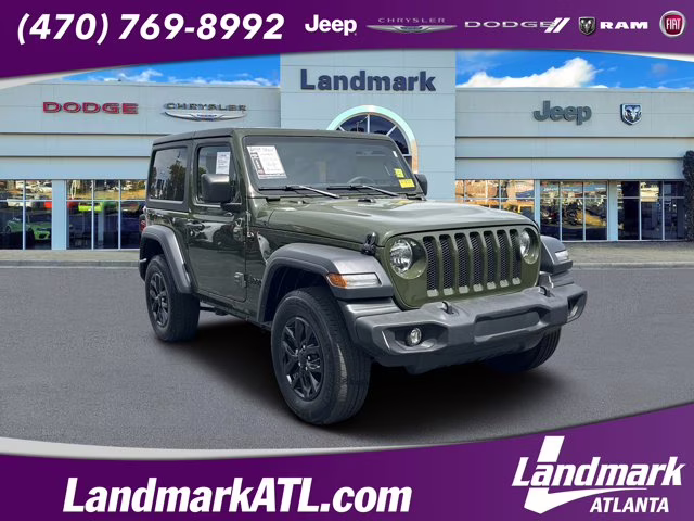 2023 Sarge Green Clearcoat Jeep Wrangler Sport S 4X4 Convertible