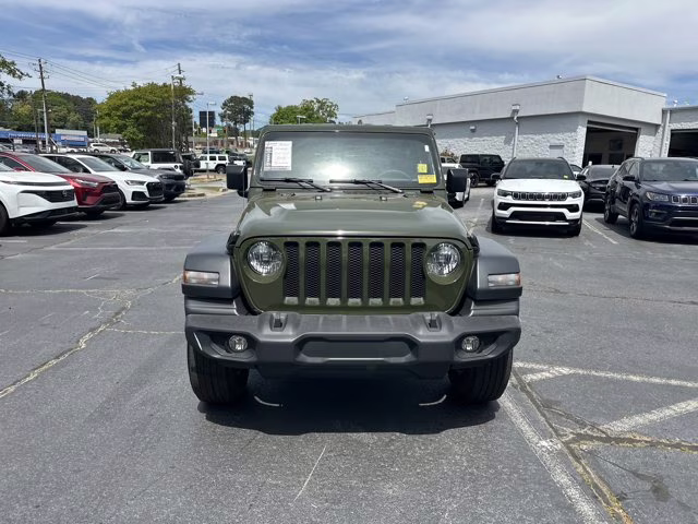 2023 Sarge Green Clearcoat Jeep Wrangler Sport S 4X4 Convertible