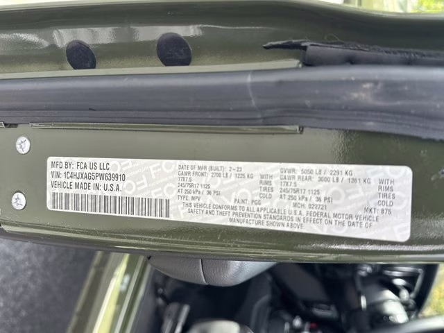 2023 Sarge Green Clearcoat Jeep Wrangler Sport S 4X4 Convertible