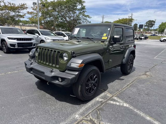 2023 Sarge Green Clearcoat Jeep Wrangler Sport S 4X4 Convertible