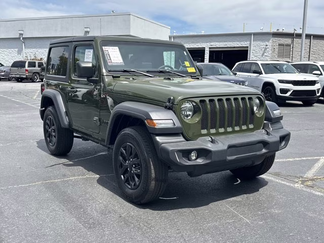 2023 Sarge Green Clearcoat Jeep Wrangler Sport S 4X4 Convertible