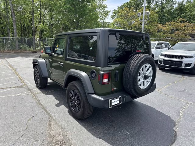 2023 Sarge Green Clearcoat Jeep Wrangler Sport S 4X4 Convertible