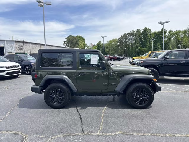 2023 Sarge Green Clearcoat Jeep Wrangler Sport S 4X4 Convertible