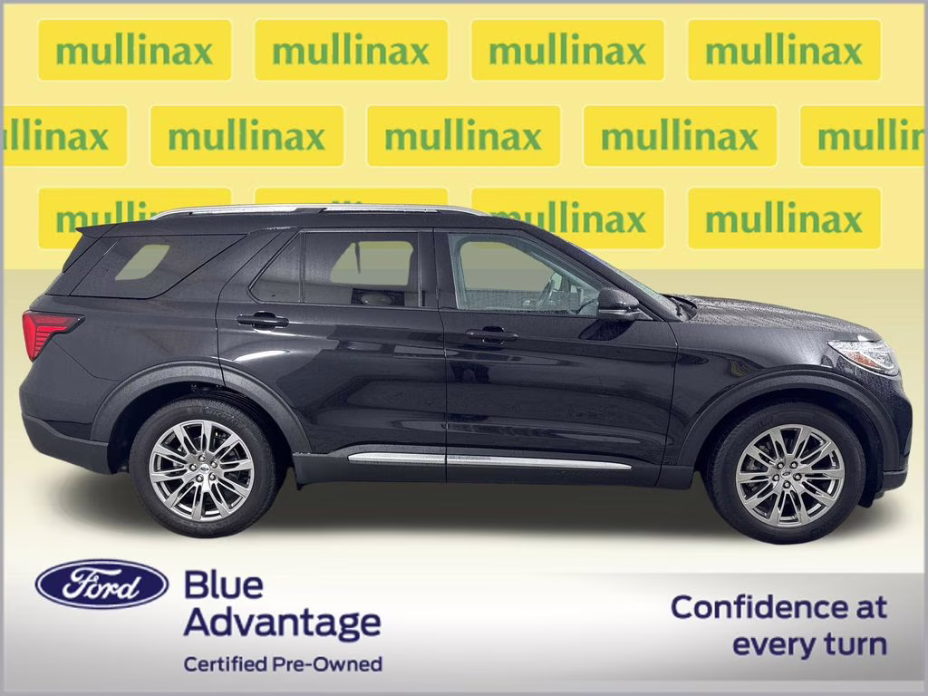 2025 Agate Black Metallic Ford Explorer Platinum RWD SUV