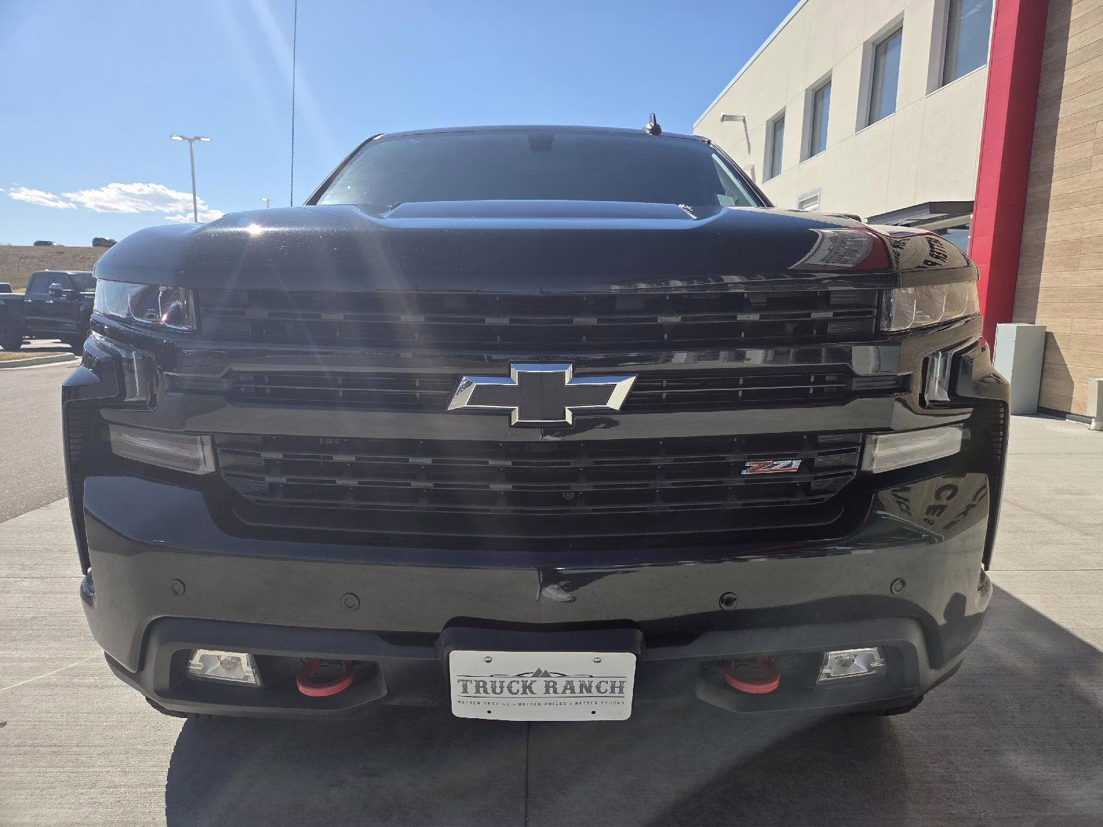 2020 Black Chevrolet Silverado 1500 LT Trail Boss 4X4 Truck