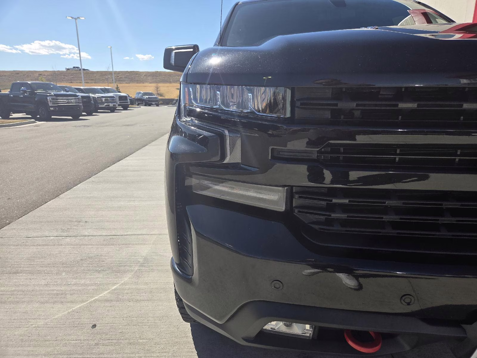 2020 Black Chevrolet Silverado 1500 LT Trail Boss 4X4 Truck