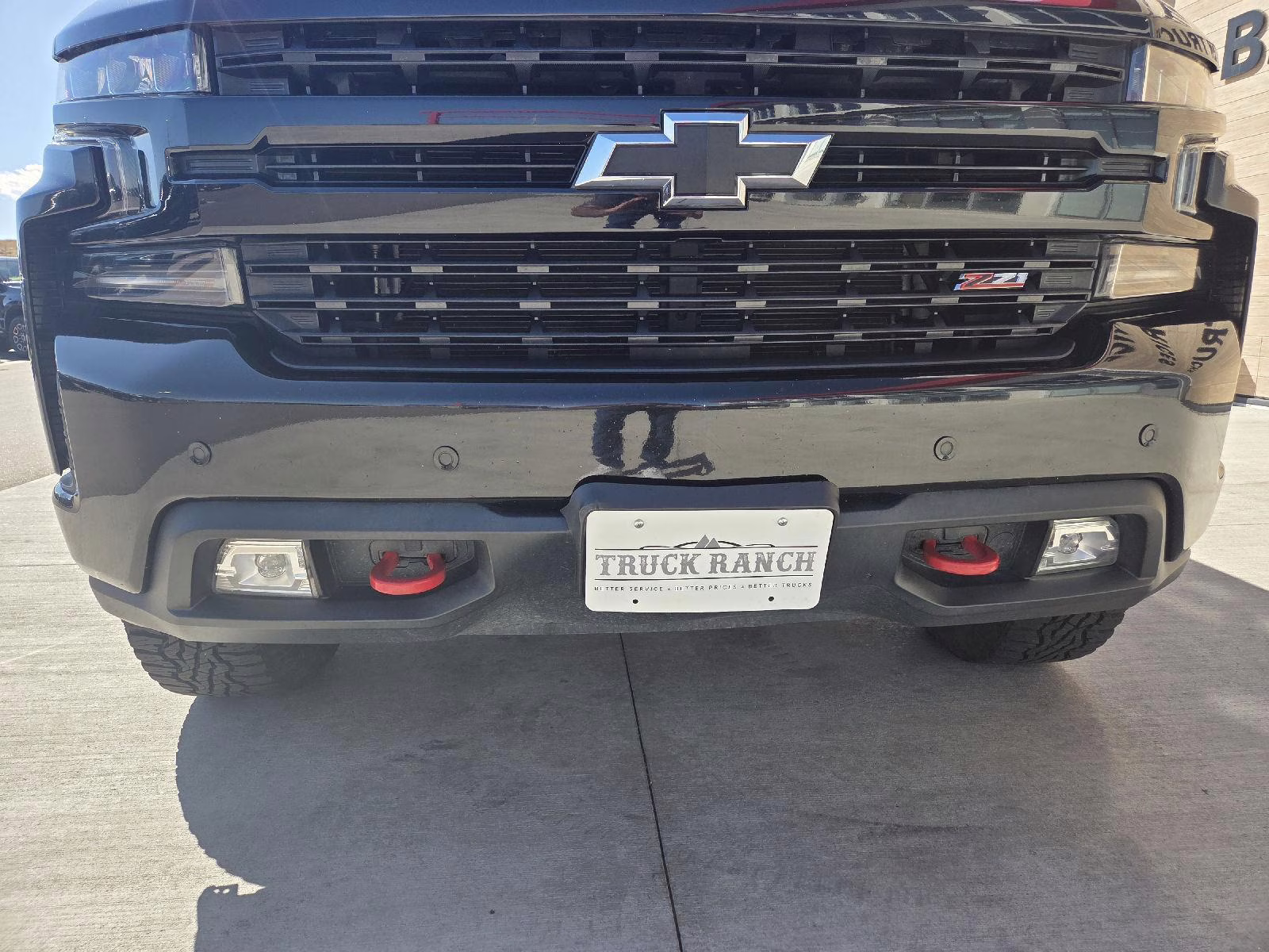 2020 Black Chevrolet Silverado 1500 LT Trail Boss 4X4 Truck