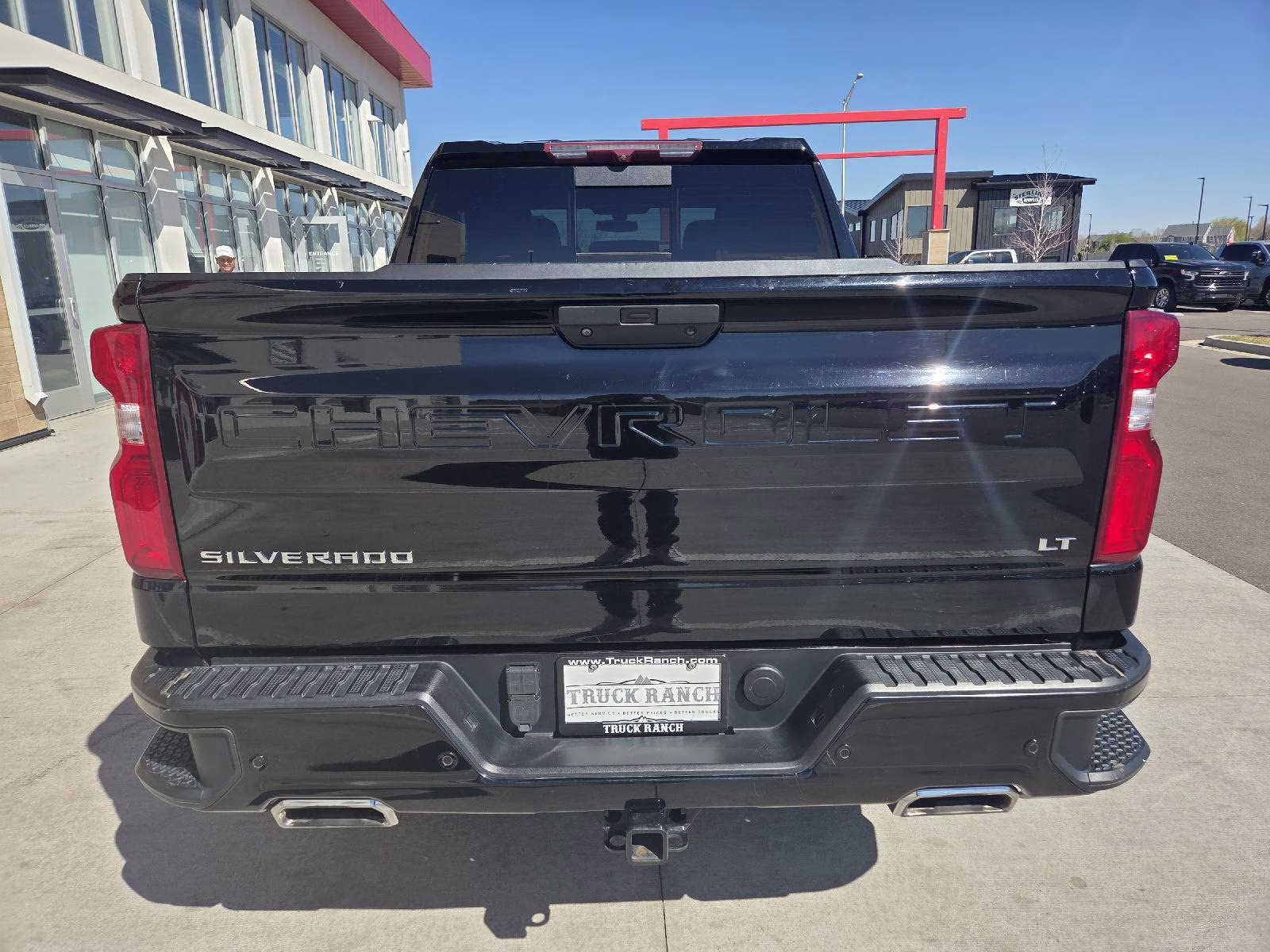 2020 Black Chevrolet Silverado 1500 LT Trail Boss 4X4 Truck