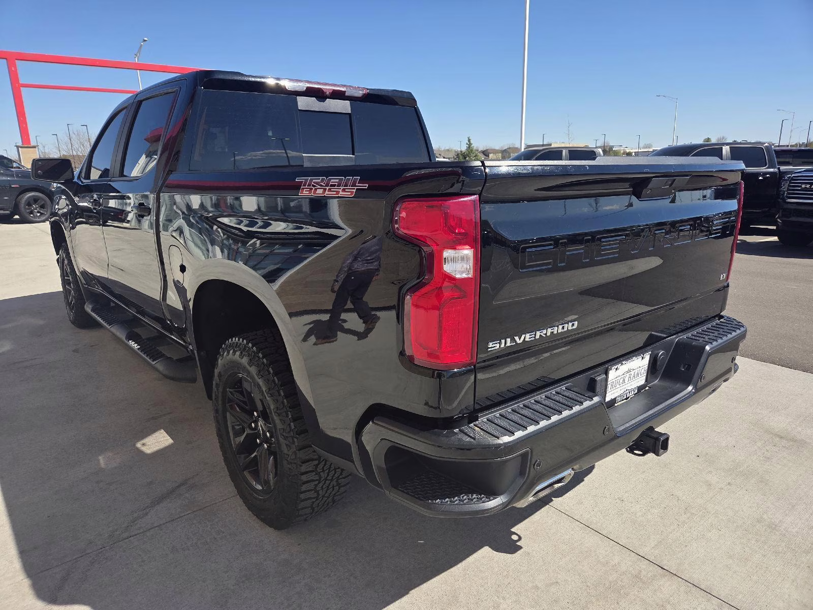 2020 Black Chevrolet Silverado 1500 LT Trail Boss 4X4 Truck