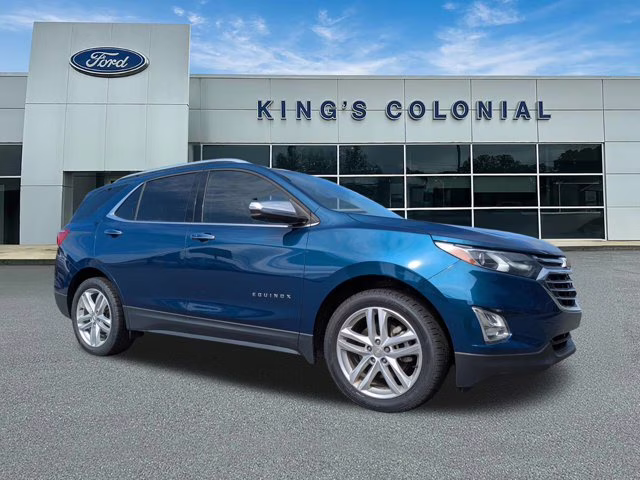 2020 Pacific Blue Metallic Chevrolet Equinox Premier 2LZ Package w/Leather, Moonroof, AWD SUV